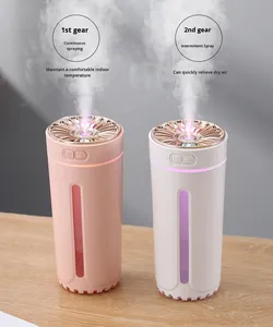 300ml Small Car & Household Humidifier Aromatherapy Ambient Light <b>Large</b> Spray Humidistat for Humidity Control Car Air Purifier - Product Image 4