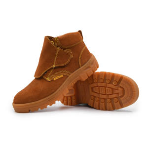 Сварочные ботинки GuiKing со стальным носком, ударопрочные, антипрокольные, для строительных работ, защитная обувь, средства индивидуальной защиты - Product Image 5