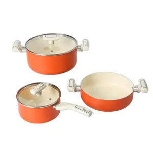 China Supplier Non Stick Cookware Set Cooking Pots Kitchen Cookware Set