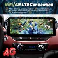 Écran tactile OLED 12,3'' Android 13 I10 2014-2016 GPS intégré Lecteur vidéo de tableau de bord de voiture Radio 2DIN Stéréo DSP Multimédia