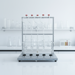 Testeur de teneur en soufre pour produits pétroliers légers TP-119, type pompe à vide 5 tubes, pour l'analyse du soufre des pétroles liquides - Product Image 4