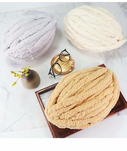 Fil de glace en <span class=keywords><strong>polyester</strong></span> tricoté à la main, <span class=keywords><strong>100</strong></span> herle, tricotage à la main, chenille anti uv, disponible en 10 couleurs