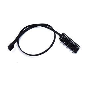 Ordinateur PC de bureau CPU châssis <span class=keywords><strong>ventilateur</strong></span> 4PIN <span class=keywords><strong>PWM</strong></span> <span class=keywords><strong>HUB</strong></span> 1:5 3PIN 4PIN connecteur de <span class=keywords><strong>ventilateur</strong></span> étendu 5 bits Interface ventilateurs connecteur - Product Image 5