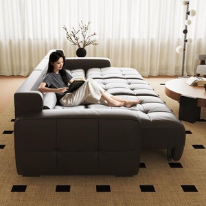 Italian Modern Luxury Pull Out Function Leather Chair Recliner With Cup Holder Body YH231 Swing Rocking Function Metal - Product Image 5