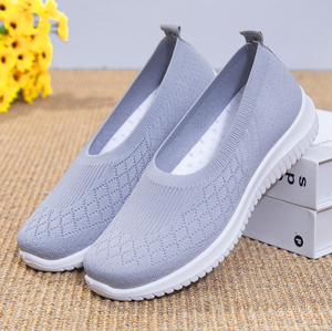 Mùa Xuân một chân khuấy đáy mềm mại thoáng khí trung niên và người già đi bộ Giày thể thao giản dị của phụ nữ - Product Image 6