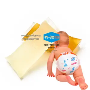 Good strength baby diaper hot melt pressure sensitive PSA adhesive for nonwoven hygiene products hotmelt glue