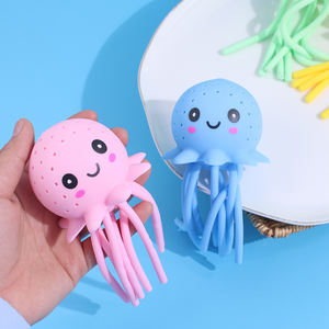 Jouet interactif pieuvre à presser pour l'extérieur, idéal pour la plage et les jeux aquatiques, pour parents et enfants, simulation anti-stress, fabriqué en TPR - Product Image 6