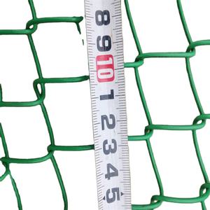 Panneau de treillis cyclone galvanisé revêtu de PVC pour clôture en treillis métallique pour gabions, découpe et soudage sur mesure, trous carrés - Product Image 5