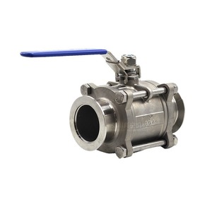บอลวาล์วสุญญากาศสูง Kf 304 สแตนเลสสตีล แบบหนีบเชื่อมต่อ Kf16 Kf25 Kf40 50 ผ่านการทดสอบการรั่วไหล - Product Image 1