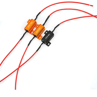 RX24 Hochleistungs-25W-Aluminiumgehäuse Automotive LED-Decoderwiderstand 6R 8R Ohm 10RJ Rücklicht Bremslicht Lenkungslastwiderstand