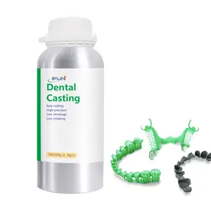 IFUN, yüksek hassasiyet ve pürüzsüz yüzey yeşil 3163 ile LCD ve DLP 3D yazıcı için dökme reçine diş döküm reçinesini göndermeye hazır