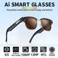 Lunettes Intelligentes OEM avec Caméra IA, Enregistrement Photo/Vidéo 8MP, Traduction IA et Audio pour Programmes de Voyage