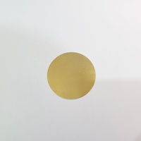 Cible de pulvérisation en métal doré pur, plaque ronde Au dia 57mm x 1mm disque Au 99.999%