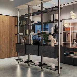 مرحاض تصميم مفتوح خزانة الألومنيوم نظام القطب خزانة خزانة العمود مع أضواء ليد - Product Image 3