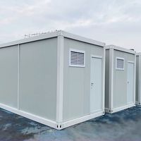 Maison conteneur modulaire multifonctionnelle en kit standard avec salle de bain et cuisine, installation rapide, design moderne pour chambre et usage commercial
