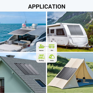 Panneau solaire flexible 240W 18% efficacité IP67 étanche facile à installer panneau souple pour hors réseau vivant RV <span class=keywords><strong>Camping</strong></span> tente balcon - Product Image 4
