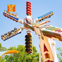 Manèges attrayants et palpitants pour parcs d'attractions et parcs à thème en extérieur : Manèges Top Scan et Manèges Magic Windmill à grande vitesse