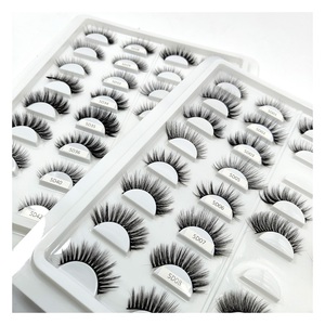 Produits de beauté <span class=keywords><strong>Cils</strong></span> individuels Vegan Faux <span class=keywords><strong>Cils</strong></span> Faux Mink Lashes vente en gros - Product Image 3