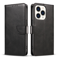 Casing HP Lipat Kulit PU untuk iPhone 13 Pro - Penutup Berdiri dengan 3 Slot Kartu, Penutup Magnetik & Pelindung Anti Benturan