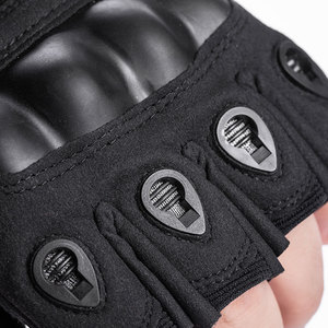Guantes de carreras de nudillos duros <span class=keywords><strong>para</strong></span> hombre, guantes de <span class=keywords><strong>moto</strong></span> de medio dedo, sin dedos, <span class=keywords><strong>para</strong></span> verano - Product Image 5