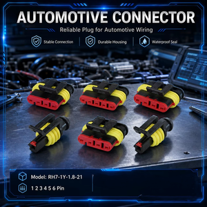 282080-1/282090-1 Reelhon 1/2/3/4/5/6Pin Female 1.8mm Waterproof Auto Connector Wire Harness Cable Electric <b>Terminal</b> - Product Image 3