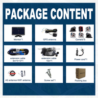 HOPE 10 pouces 6CH MDVR GPS CMSV6 télécommande APP piste en temps réel 1080P tout en un moniteur DVR pour camion Bus