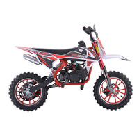 Motocicleta Todoterreno KTM de Cross, 49cc, 2 Tiempos, Gasolina, Mini Moto de Cross para Niños