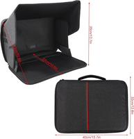 Housse pour ordinateur portable avec pare-soleil et capuche de confidentialité, étui de protection anti-reflets pour les voyages et le travail en extérieur