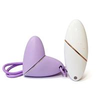 Bouteille en plastique cosmétique en forme de cœur de 40 ml avec logo personnalisé, pour crème pour le visage, poudre libre, lotion, crème pour les mains, emballage