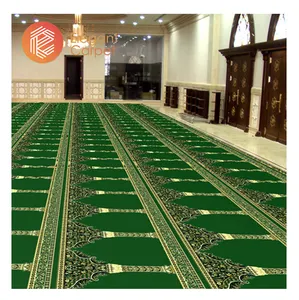 不同图案伊斯兰设计100% 聚丙烯bcf地毯清真寺祈祷