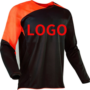 2021 Downhill Jerseys para hombres de manga larga transpirable bicicleta de montaña <span class=keywords><strong>MTB</strong></span> Offroad DH motocicleta <span class=keywords><strong>Enduro</strong></span> Motocross Jersey camiseta - Product Image 4