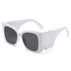 Gafas de sol retro europeas y americanas de ojo de gato con marco grande Versátil de lujo para mujeres Nuevo diseño de moda - Product Image 4