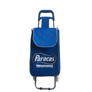 <span class=keywords><strong>Chariot</strong></span> <span class=keywords><strong>de</strong></span> courses pliable portable en acier avec sac, capacité 50 kg, personnalisable, du fabricant - Product Image 6