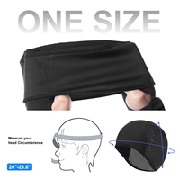 Gorro de deporte de invierno al aire libre personalizado, gorro térmico a prueba de viento con orejeras, forro de casco elástico suave, gorro de ciclismo