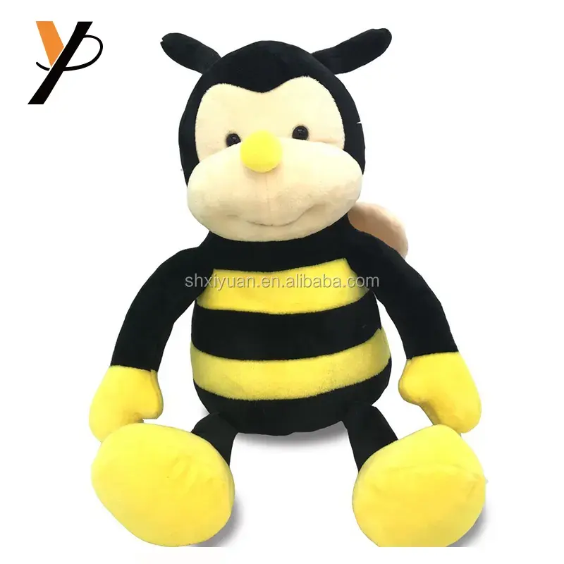 Plush sorriso rosto presente para crianças abelha itens promocionais