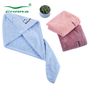 Las mujeres al por mayor de la magia de baño de <span class=keywords><strong>microfibra</strong></span> de pelo <span class=keywords><strong>toalla</strong></span> turbante chicas seco gorro rápido cabello seco <span class=keywords><strong>toalla</strong></span> - Product Image 1