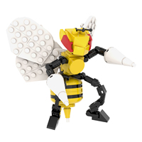 Kits de Ladrillos MOC de la Película de Anime Creatividad: Abeja, Contenedor, Ladrillos DIY, Bloques de Construcción, Juguetes para Niños MOC1782