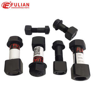 Pièces de train de roulement d'excavatrice Boulons de liaison principale fendus M20 * <span class=keywords><strong>93</strong></span> Boulons de chaussure de chaîne de voie vendus pour Komatsu PC200/ Caterpillar E320 - Product Image 2