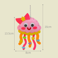 Kit de Bricolage DIY en Non-Tissé Thème Océanique : Poupée Animale Personnalisable, Forme à Coudre pour Enfants, Pendentif Ludique, Jouet Éducatif pour Maternelle, Petit Cadeau