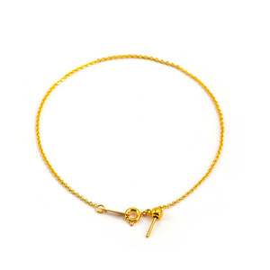 Adjustable <b>Necklace</b> <b>Chain</b> With Ball Pendant For Jewelry Making Metal Plated Round DIY Accessories - Product Image 4