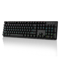 Clavier mécanique de jeu RVB 104 touches pour Gamer Hot-swap NKRO Type-C filaire Gaming Claviers personnalisés Keycap