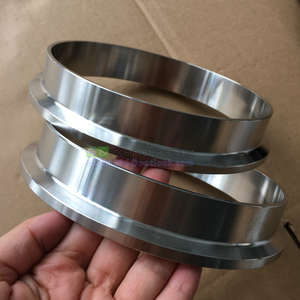 Fabrika fiyat paslanmaz çelik 304 SS sıhhi <span class=keywords><strong>5</strong></span> "6" üçlü kelepçe geçme burç TC yonca halka boru bağlantı parçaları - Product Image 4