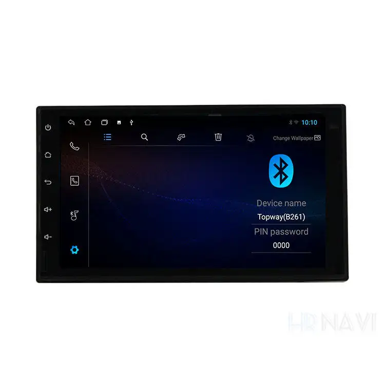 Hot Sell BT Car android player video Music Screen Multimedia format 7inch 2din car video
