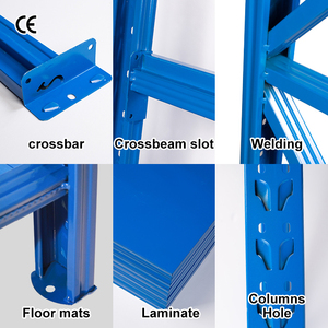 Estantería de paletas de hierro ajustable Estantes de almacenamiento de metal/acero de largo alcance para estante de uso de garaje de almacén de fábrica - Product Image 4