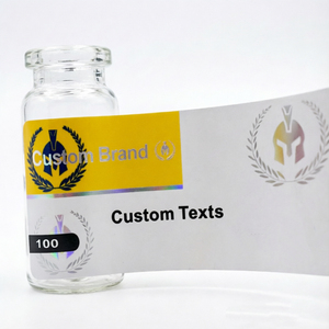 Etiquetas Personalizadas para Viales de 3ml 5ml 10ml 20ml 30ml, Etiquetas Adhesivas de Vinilo Resistentes al Agua para Péptidos, Etiquetas para Cosméticos - Product Image 1