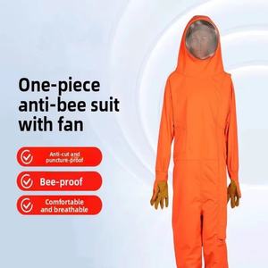 Combinaison d'apiculture réfléchissante d'été, une pièce, en coton, avec chapeau imperméable, anti-abeilles, respectueuse des abeilles - Product Image 6