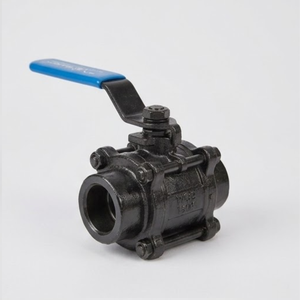 Vanne à boisseau sphérique en acier forgé industriel Classe 800 A105 3PC pour le contrôle des conduites haute pression - Product Image 3