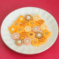 Simulazione biscotto cioccolato in resina flatbak cabochon per la forcina da lavoro scrapbooking custodia per telefono decorazione bambola in miniatura cibo