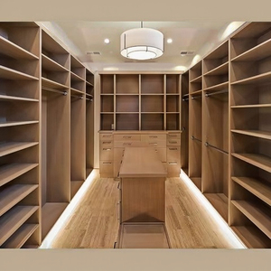 Set di armadi in <span class=keywords><strong>legno</strong></span> massiccio Armadio regolabile per camera da letto soggiorno Mobili su misura per la casa - Product Image 1