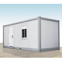 Maison conteneur démontable préfabriquée avec panneaux isolants pour le logement du personnel de chantier et l'hébergement temporaire des travailleurs